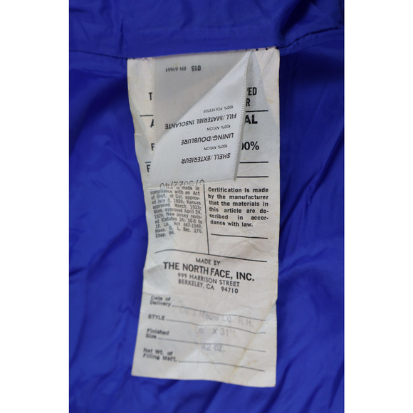 Vintage The North Face Polarguard Sleeping Bag Synthetic Adult Large USA - Picture 4 of 8
